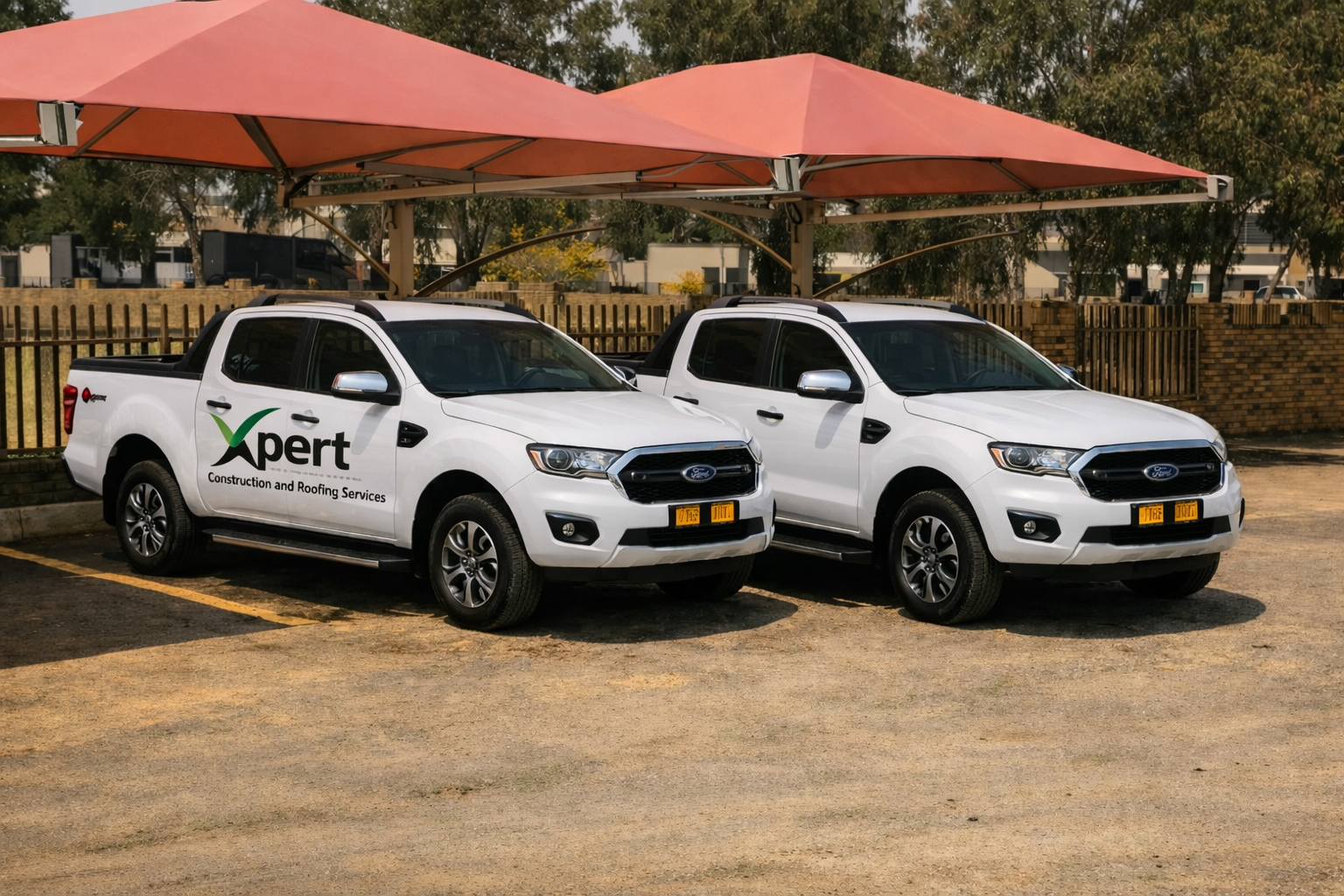 Xpert team at work on a roof